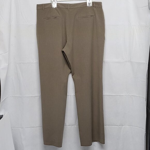 Old Navy Dress Pants Essential Stretch Womens Size 18 At Waist Raw Hem Pockets - Picture 7 of 16